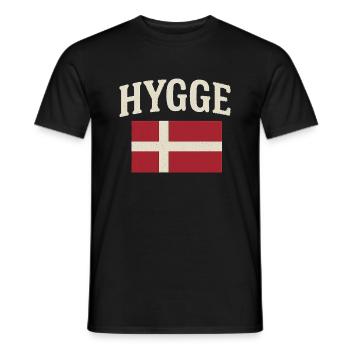 Hygge - Men's T-Shirt - black - Front - AI Model Male 178 light (178cm)
