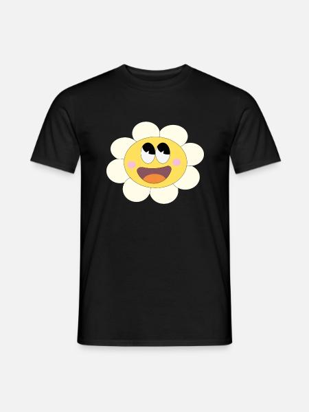 Pretty little flower! - Men's T-Shirt - black