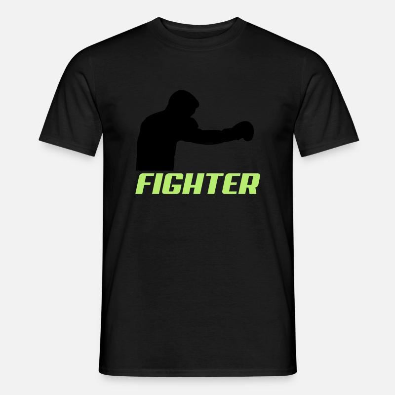 fighter2 - Männer T-Shirt - Schwarz