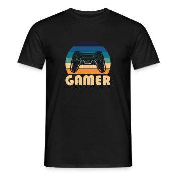 Spieler - Männer T-Shirt - Schwarz - Vorne - AI Model Male 178 light (178cm)