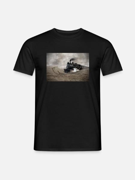 Wild Train - Men's T-Shirt - black