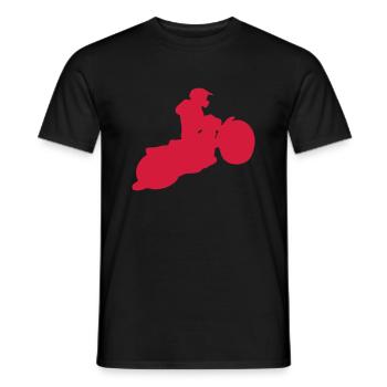 Sport speedway - Männer T-Shirt - Schwarz - Vorne - AI Model Male 178 light (178cm)