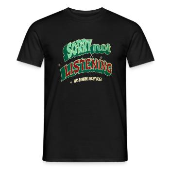 dog paw statement bday animal shelter - Men's T-Shirt - black - Front - AI Model Male 178 light (178cm)