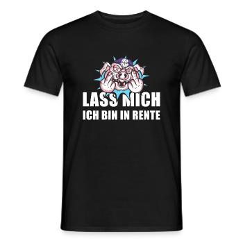 Pensionierung Lass Mich Ich Bin In Rente - Männer T-Shirt - Schwarz - Vorne - AI Model Male 178 light (178cm)