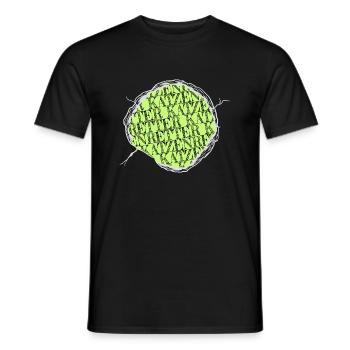 tierliebe kuh animal rights zitat fleischistmord - Männer T-Shirt - Schwarz - Vorne - AI Model Male 178 light (178cm)