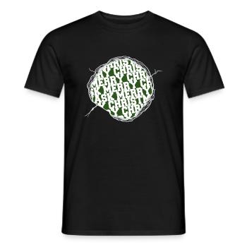 fairy tail christmas christmas present gift - Männer T-Shirt - Schwarz - Vorne - AI Model Male 178 light (178cm)