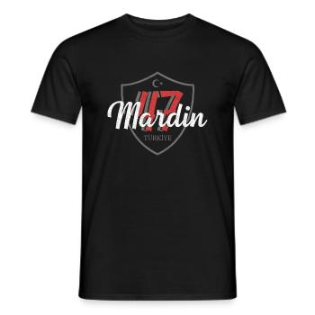 Mardin - Männer T-Shirt - Schwarz - Vorne - AI Model Male 178 light (178cm)