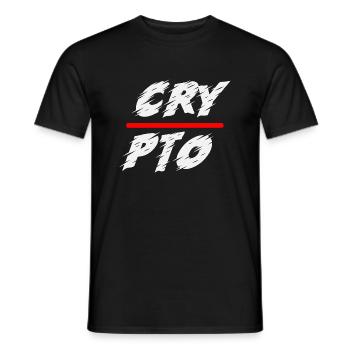 Bitcoin Trading Crypto Stocks - T-shirt homme - noir - Devant - AI Model Male 178 light (178cm)