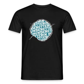 gerechtigkeit tierrechte freunde chihuahua pudel - Männer T-Shirt - Schwarz - Vorne - AI Model Male 178 light (178cm)