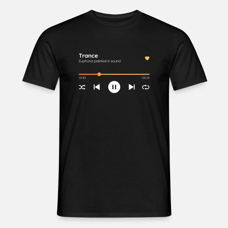 Trance - Männer T-Shirt - Schwarz