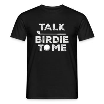 Sprich Birdie mit mir - Lustiger Golfspieler Wortspiel-Golfer - Männer T-Shirt - Schwarz - Vorne - AI Model Male 178 light (178cm)