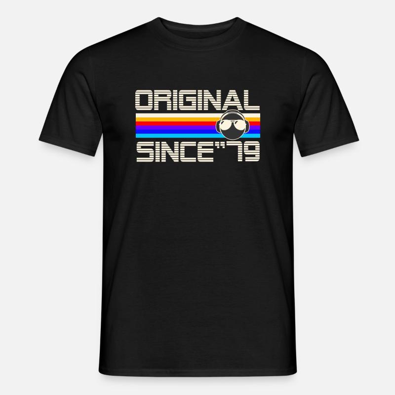 Seit 79 - Männer T-Shirt - Schwarz