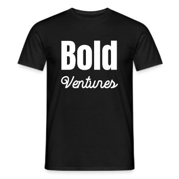 adventurer funny quote leadership qualities - Men's T-Shirt - black - Front - AI Model Male 178 light (178cm)