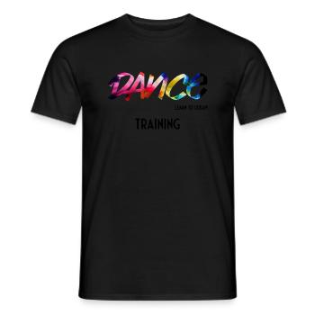 Dance Learn to Dream Training - Männer T-Shirt - Schwarz - Vorne - AI Model Male 178 light (178cm)