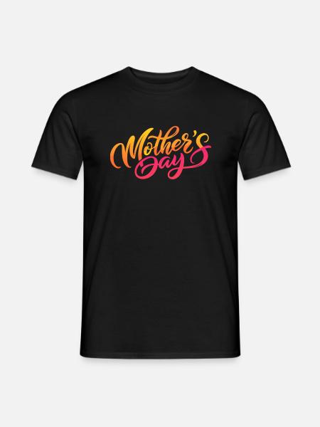 MOTHER'S DAY - Men's T-Shirt - black