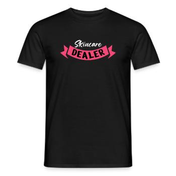 Skincare Dealer Aesthetician Beauty Therapist - Men's T-Shirt - black - Front - AI Model Male 178 light (178cm)