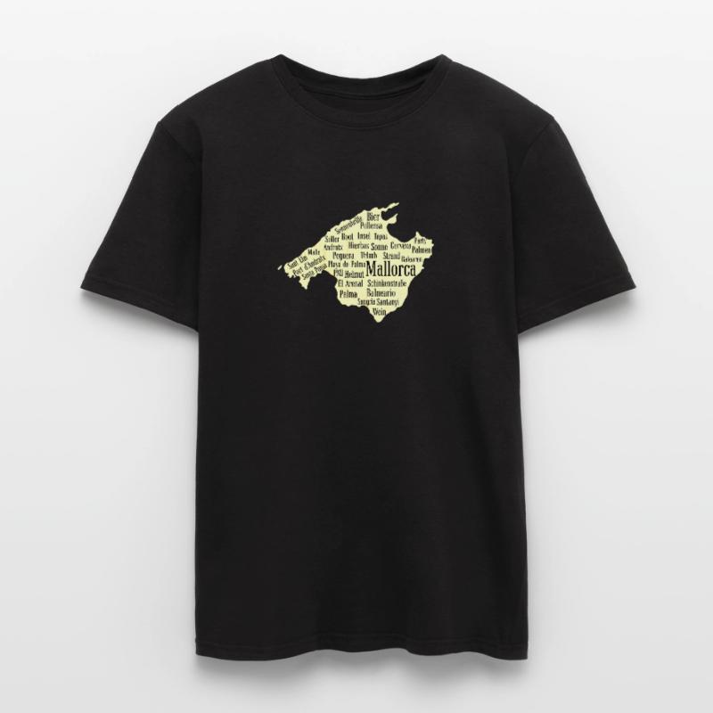 Mallorca Wordcloud Island Holidays Sun Men's T-Shirt