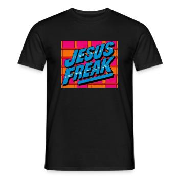 Jesus-Freak - Männer T-Shirt - Schwarz - Vorne - AI Model Male 178 light (178cm)