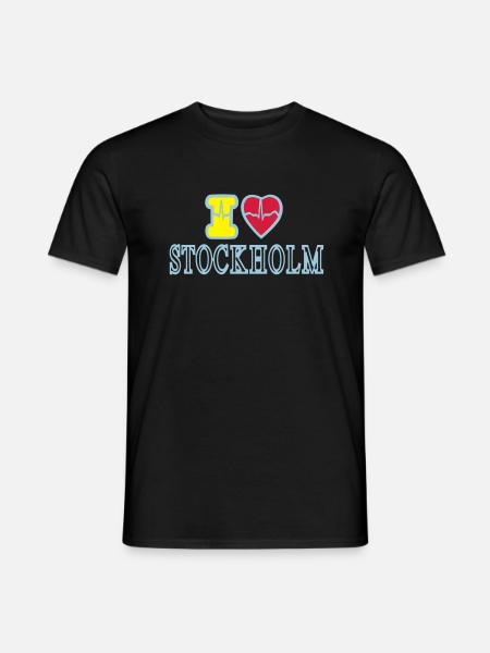 STOCKHOLM - Men's T-Shirt - black