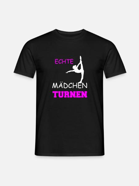 GYMNASTIK UND TURN GESCHENKIDEE FÜR DAMEN FRAUEN - Männer T-Shirt - Schwarz