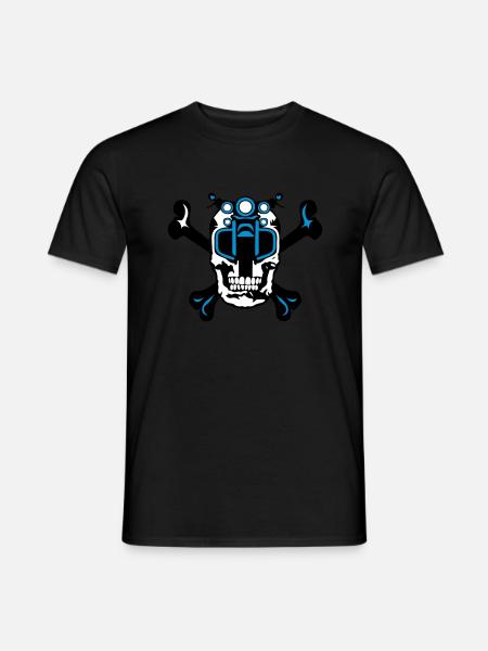 skull motorcycle skull skull - Men's T-Shirt - black