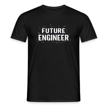 Electrical Engineering Shirt Circuit Kids Future - Männer T-Shirt - Schwarz - Vorne - AI Model Male 178 light (178cm)