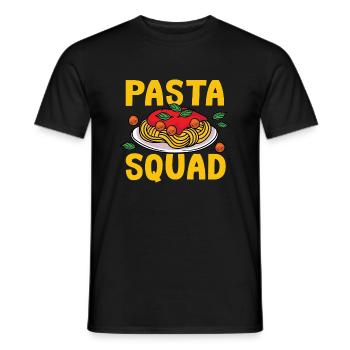 Pasta Squad Spaghetti Chef Cuisine italienne - T-shirt homme - noir - Devant - AI Model Male 178 light (178cm)