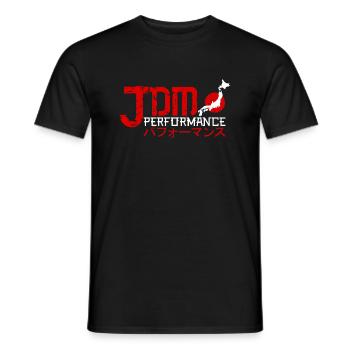 JDM Performance Tuning - Männer T-Shirt - Schwarz - Vorne - AI Model Male 178 light (178cm)