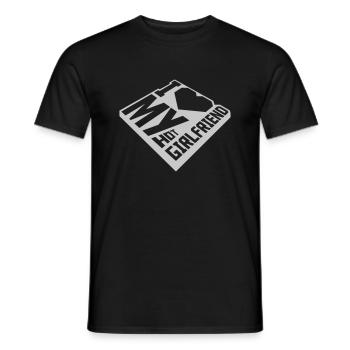 J’aime ma petite amie - T-shirt homme - noir - Devant - AI Model Male 178 light (178cm)