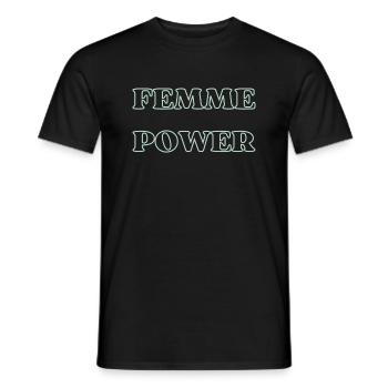 Frauenpower | Für Feministinnen| Gleichheit - Männer T-Shirt - Schwarz - Vorne - AI Model Male 178 light (178cm)