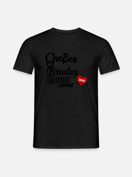 Großer Bruder Loading 2023 - Männer T-Shirt - Schwarz