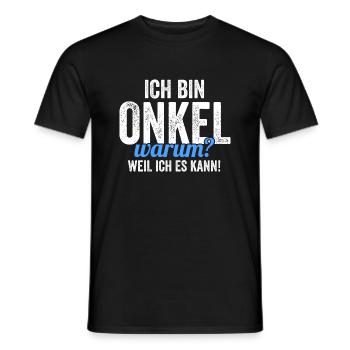 Patenonkel Pate Onkel - Männer T-Shirt - Schwarz - Vorne - AI Model Male 178 light (178cm)