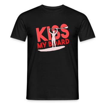 SUP Paddle Board Paddleboard - T-shirt homme - noir - Devant - AI Model Male 178 light (178cm)