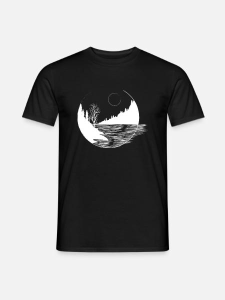 To the Mountains - Men's T-Shirt - black