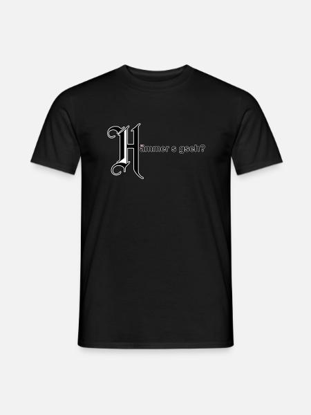 Hämmers gseh? - Männer T-Shirt - Schwarz