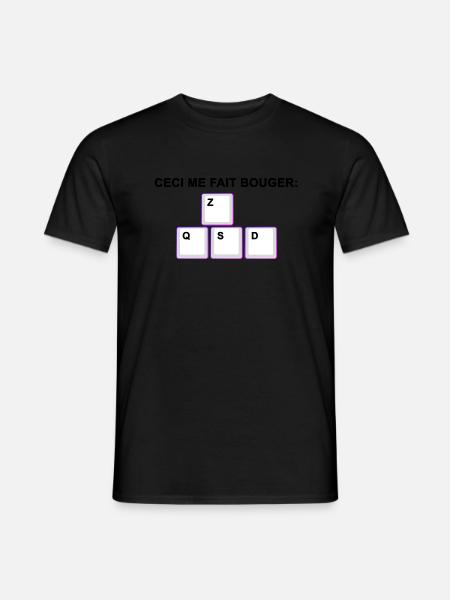CECI ME FAIT BOUGER - T-shirt homme - noir