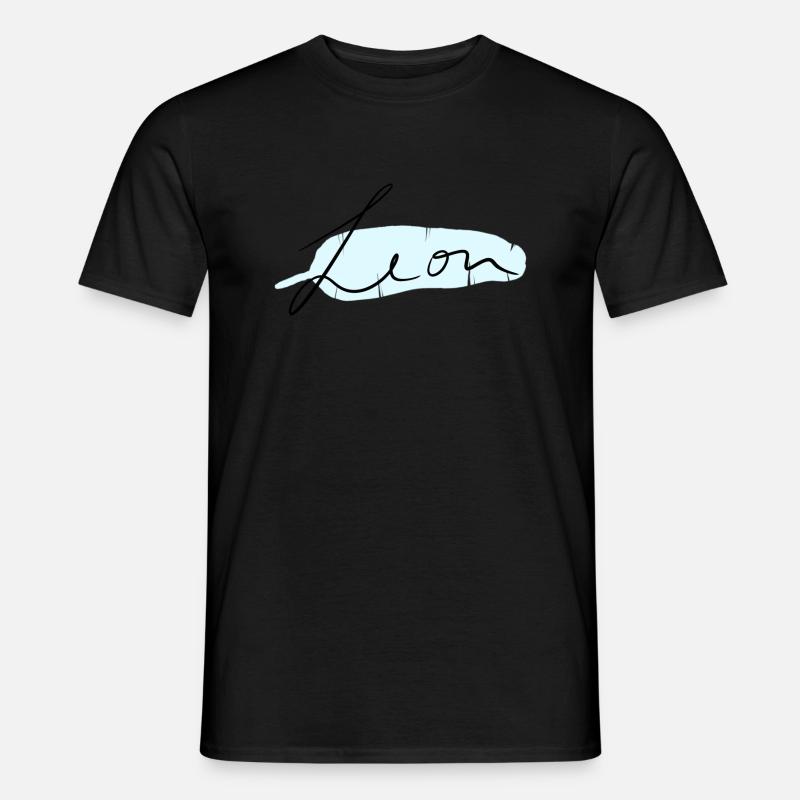 Leon - Männer T-Shirt - Schwarz