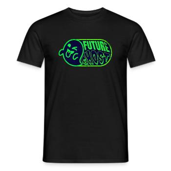 Future Ghost - Men's T-Shirt - black - Front - AI Model Male 178 light (178cm)