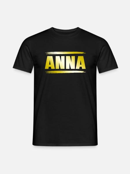 Anna - Men's T-Shirt - black