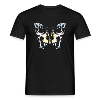Argentine Pays Drapeau États officiels Continent - T-shirt homme - noir - Devant - AI Model Male 178 light (178cm)