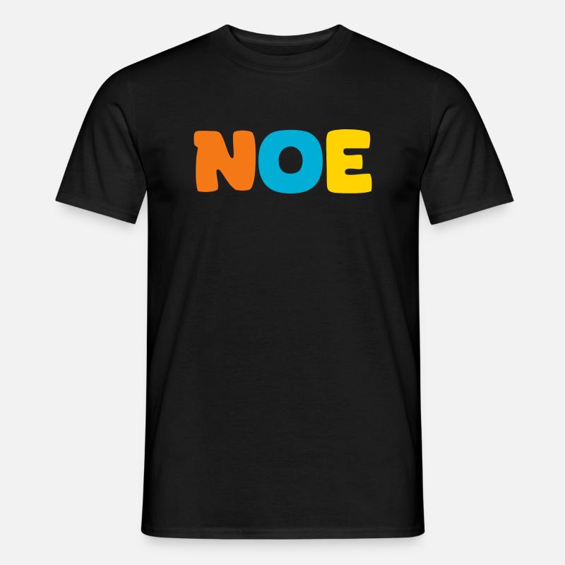 Name - Noe - Männer T-Shirt - Schwarz