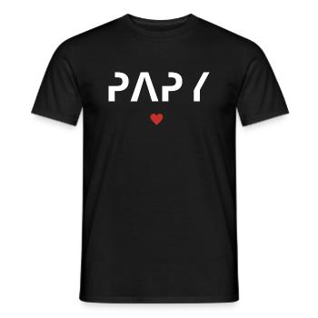Cadeau meilleur papy - T-shirt homme - noir - Devant - AI Model Male 178 light (178cm)