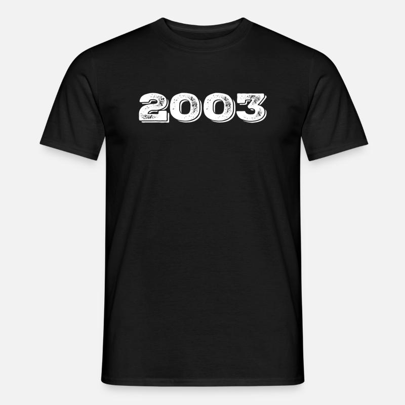 Birthday present 2003 - 2003 - Men's T-Shirt - black