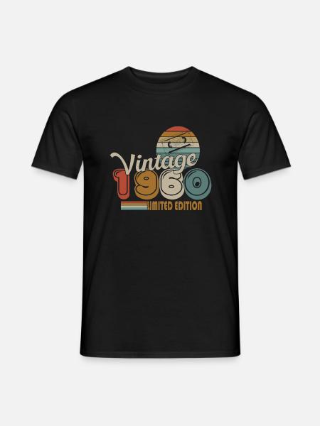 1960 - Men's T-Shirt - black