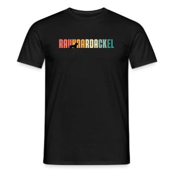 Rauhaardackel2 - Männer T-Shirt - Schwarz - Vorne - AI Model Male 178 light (178cm)