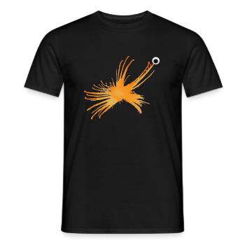 MonstRumms No. 20 - Men's T-Shirt - black - Front - AI Model Male 178 light (178cm)