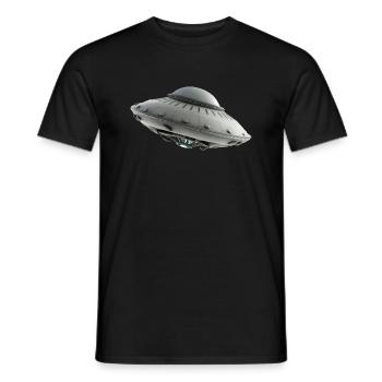 OVNI Alien science-fiction - T-shirt homme - noir - Devant - AI Model Male 178 light (178cm)