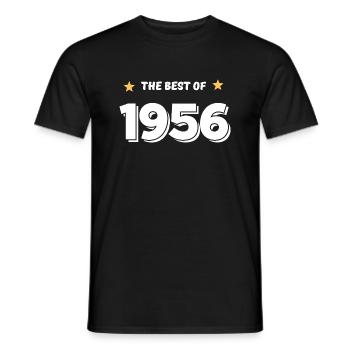 Das Beste von 1956 - Männer T-Shirt - Schwarz - Vorne - AI Model Male 178 light (178cm)