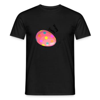 Easter Bunny - Men's T-Shirt - black - Front - AI Model Male 178 light (178cm)