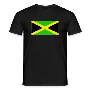 Jamaïque drapeau - T-shirt homme - noir - Devant - AI Model Male 178 light (178cm)